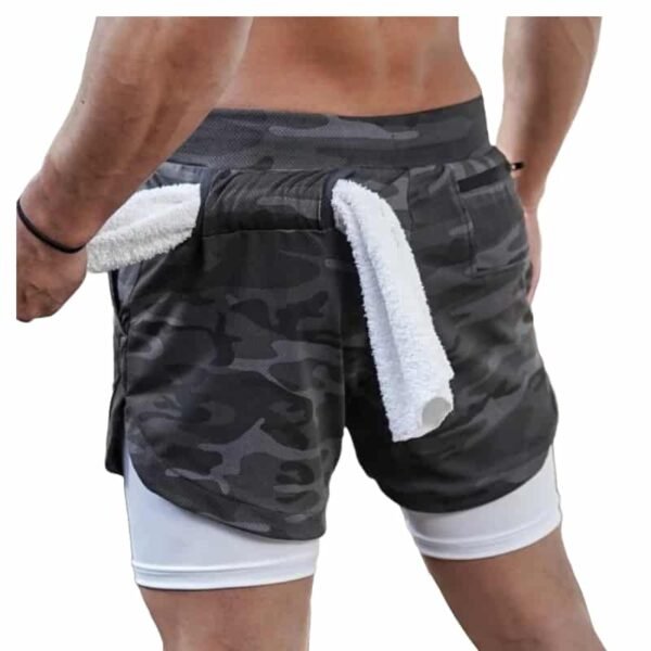 The Compression Workout Short with Liner 2-in-1 - Image 4