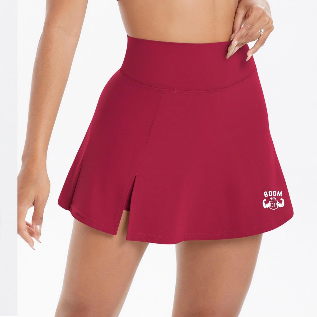 Women’s 3-Piece Fitness Yoga Set – High Elastic Nylon Spandex Gym Outfit | Crop Jacket + Bra + Skirt Shorts | Conjunto Deportivo Mujer - Image 3