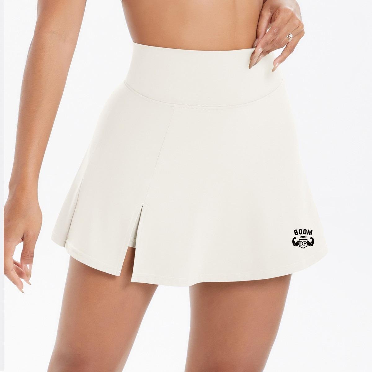 Women’s 3-Piece Fitness Yoga Set – High Elastic Nylon Spandex Gym Outfit | Crop Jacket + Bra + Skirt Shorts | Conjunto Deportivo Mujer - Image 8